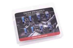 Ford Mustang Interior Light Kit - Diode Dynamics - Stage 1 - Blue - `15-`17